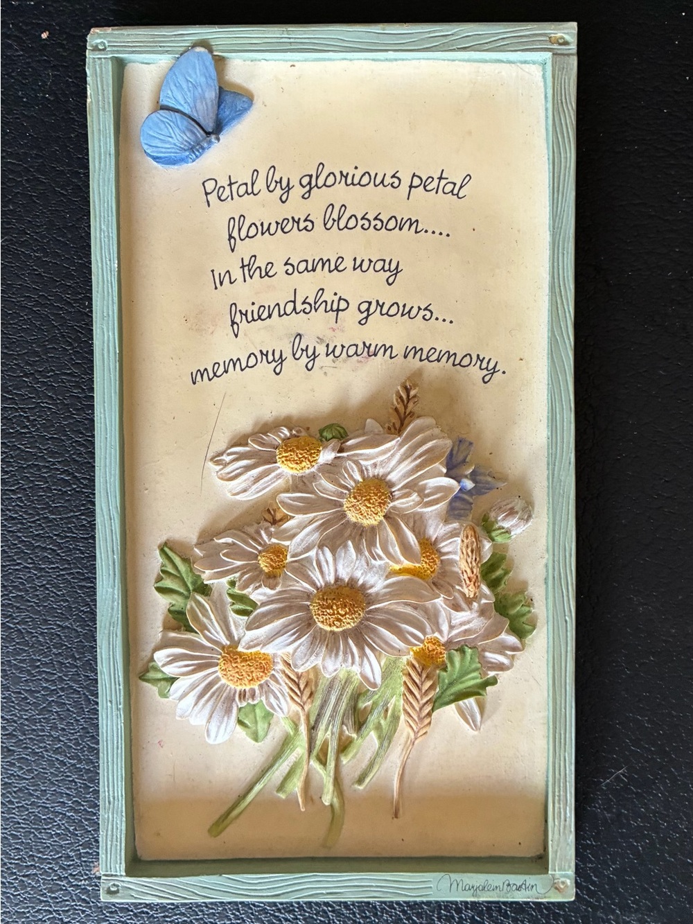 Marjolein Bastin Floral Friendship Wall Plaque